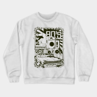80's Audio car Crewneck Sweatshirt